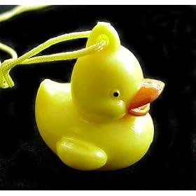 One Dozen (12) Rubber Duck Ducky NECKLACE Baby Shower & Birthday Party Favors