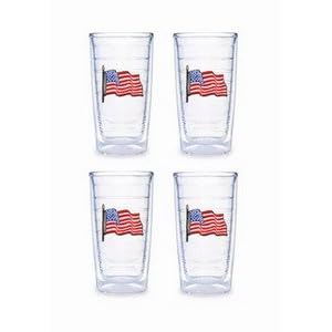 American Flag 16 oz. Tumbler (Set of 4) by