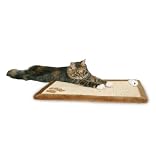 Cat Scratch Mat Plush Brown