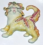 Whimsiclay Lily Cat Magnet