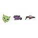 LUX ACCESSORIES Outerspace Alien Spaceship Good Vibes Enamel Pin Brooch Set(3pc)