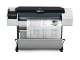 HP DesignJet T1200ps - 44 large-format printer - color - ink-jet - Roll (44 in) - 2400 dpi x 1200 dpi up to 2.1 ppm (color) - USB, 1000Base-T