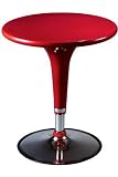 Ventura Adjustable Table Red Metallic Fiberglass