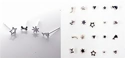 STERLING SILVER NOSE STUD (20 Pieces/Box)