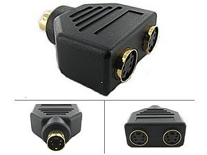 Video Splitter  SVideo to 2 x SVideo MDIN4MMDIN4F X2 Splitter