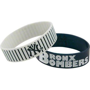 31IxLaHFSGL New York Yankees PHAT Bulk Bandz Bracelet 2 Pack
