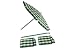 Torino Seat Cushions and Parasol Set.