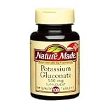 Nature Made Potassium Gluconate 550mg (100 Tablets)
