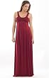 The Olian "Kora" Beaded Trim Ruched Bust Maxi Dress