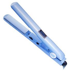 CHI Nano Digital Ceramic Hairstyling Iron by Farouk - Blue (1")