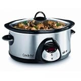 Rival SCVC604HSS 6 Qt. Removable Crock Pot Slow Cooker