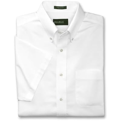 Wrinkle Free Pinpoint Oxford Shirt (Tall XXXL White)