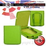 i-nique series "alpha" leather case cover for Ipod Nano 3rd Gen - Green