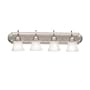 Kichler Lighting 5338NI 4 Light Bathroom Light, Brushed Nickel