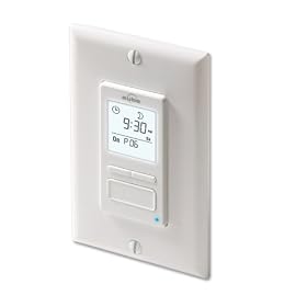 Aube by Honeywell TI071 U Solar Time Table, Programmable Timer Switch, White by Aube Honeywell