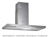 Neff Box Design Chimney Hood 60cm Stainless Steel Series 2