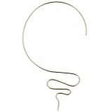 One Stainless Steel Snake: 16g (SOLD INDIVIDUALLY. ORDER TWO FOR A PAIR.)