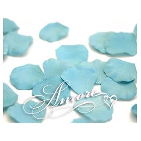 200 Wedding Silk Rose Petals Tiffany Blue-Turquoise