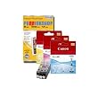 Canon - CLI 521 - Color Multipack - Cartouche d'encre d'origine - Jaune, Cyan, magenta + Premium Glossy Photo Papier - 4x6 - 20 feuilles