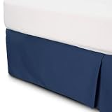 High Country Linens Ltd 210T King Bedskirt Navy NEW