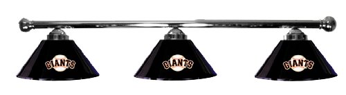 San Francisco Giants Pool Table Light - Chrome Bar