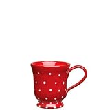 Vietri Rosso Vecchio Dot Footed Mug