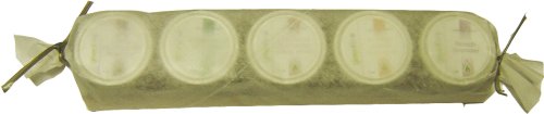 Greenfire Gift Set All Natural Massage Oil Candles, French Lavender, Lavender Sandalwood Vanilla, and other blends, 5 pack of 1 fluid ounce candles