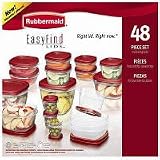 Rubbermaid EasyFind Lids Storage Set - 48pc