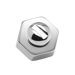 Surgical Steel Internally Threaded 6mm Dermal Anchor Hexagon Screw Nut Top