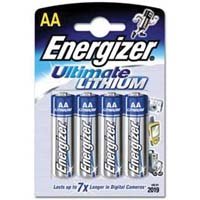 Energizer&reg; e<sup>2</sup>&reg; "AA" Lithium Batteries For digital cameras, portable audio players, and more