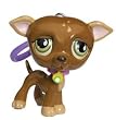 Greyhound Dog -- Littlest Pet Shop Light-Up Clip-On Keychain