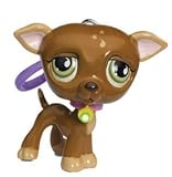 Greyhound Dog -- Littlest Pet Shop Light-Up Clip-On Keychain
