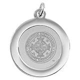 Boston University - Pendant Charm - Silver