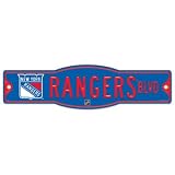 New York Rangers Official 4"x17" Street Sign