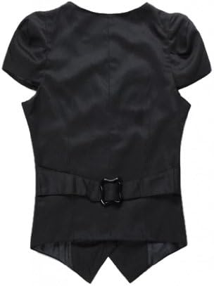 XQN Women's Fashion Buttons Solid Slim Suit Vest
