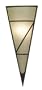 Eglo 87793A Pascal 1 One Light Wall/Ceiling Light Fixture, Antique Brown/Frosted Opal