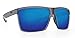 Costa Del Mar Rincon Sunglasses Matte Smoke/Blue Mirror 580Plastic