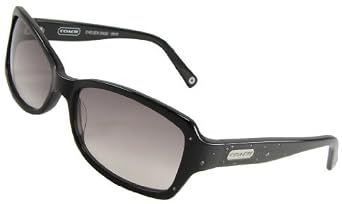 Click here to buy Coach Sunglasses, Chelsea S426, Black  Grey Fade Lenses  Crystal Detail by Coach.