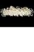 AMJ Dresses Inc Girls Ivory Flower Girl Hair Wreath One Size Fits All
