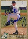 David Bradley, Clinton Lumberkings - Rangers Affiliate, 2000 Grandstand Autographed Card