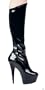 Ellie Shoes SB E-609-Emma, 6" Pointed Stiletto Stretch Knee Boot W/Zipper.
