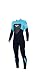 Roxy Damen Wetsuit 4/3 Back Zip Long Sleeve Steamer, 2t bkp black, 8, SA404WG_BKP