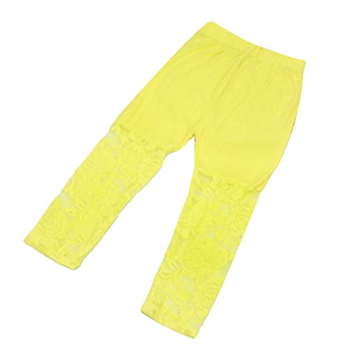Weixinbuy Kid Baby Girl's Lace Tight Legging Pants