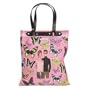 Miquelrius Jordi Labanda Butterflies Large Tote with Leather Handles - Butterflies
