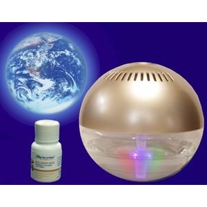 最新抗菌消臭アロマ付マイナスイオンUV光触媒消臭抗菌水空気洗浄機(加湿空気清浄機) バイオナースボール BIO NURSE BALL
