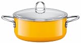 Silit 224173312 Crazy Yellow Bratentopf mit Deckel 4,5 Ltr. 24 cm &Oslash;