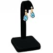 Black Velvet Earring Display Jewelry Showcase Counter