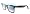 Black On Azure Frame/Crystal Gradient Blue Lens