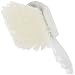Carlisle 3662000 Flo-Pac Plastic Handle Utility Scrub Brush, Nylon Bristles, 2" Bristle Trim, 8" Length, White