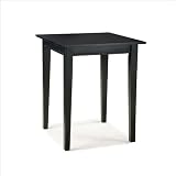 Home Styles Arts and Crafts Bistro Casual Dining Table in Ebony Finish